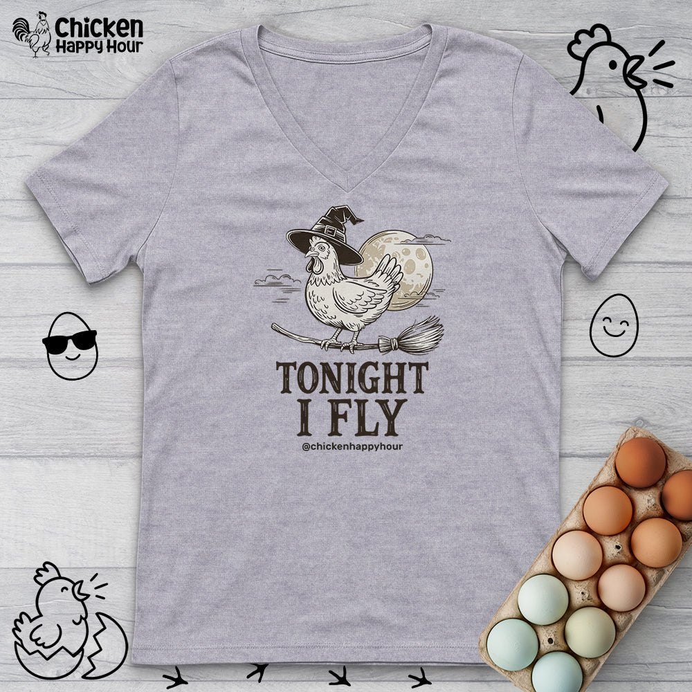 Tonight I Fly V-Neck Tee