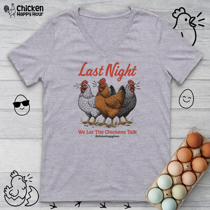 Last Night V-Neck Tee