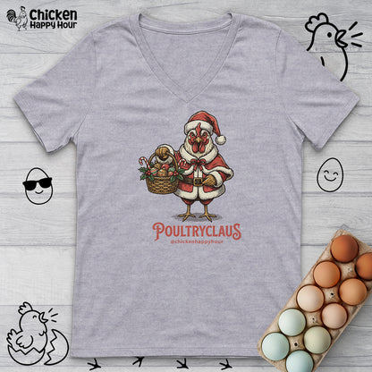 Poultryclaus V-Neck Tee