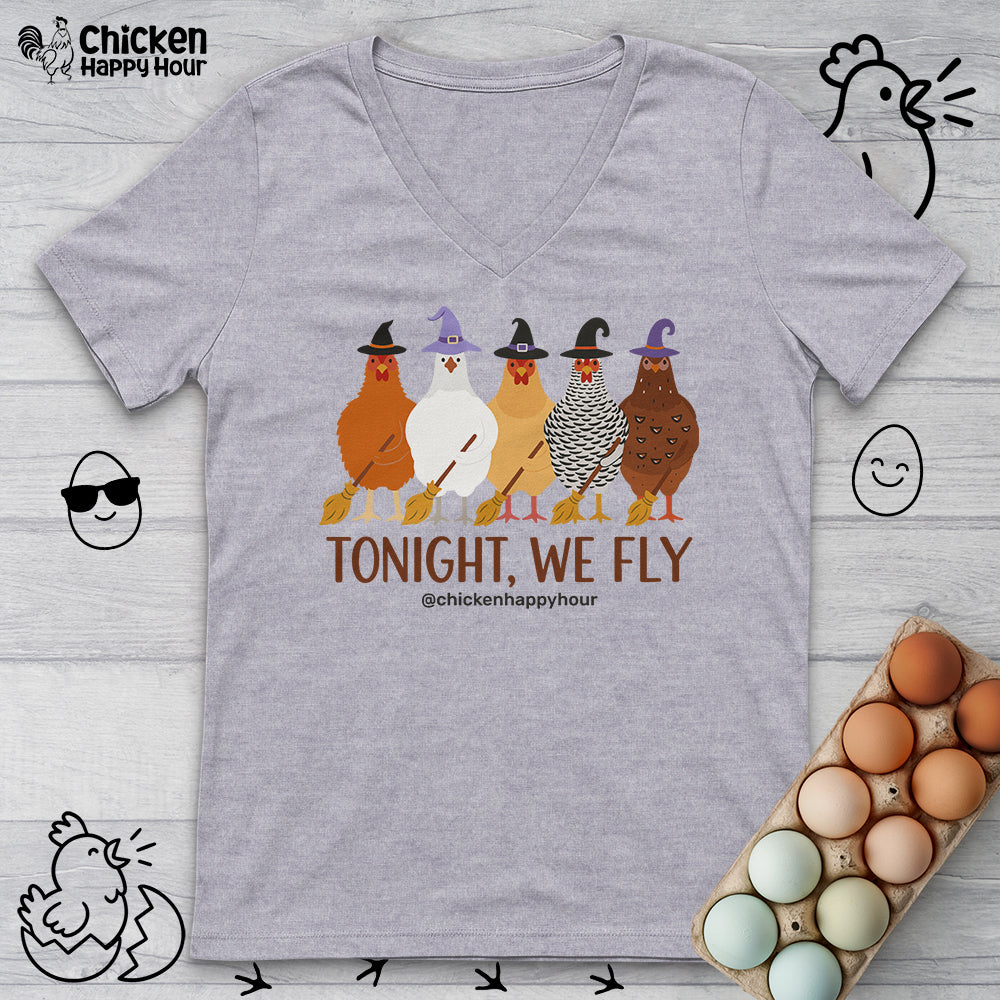 Tonight We Fly 01 V-Neck Tee