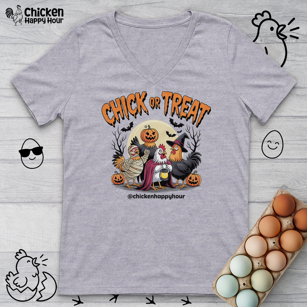 Chick or Treat 03 V-Neck Tee