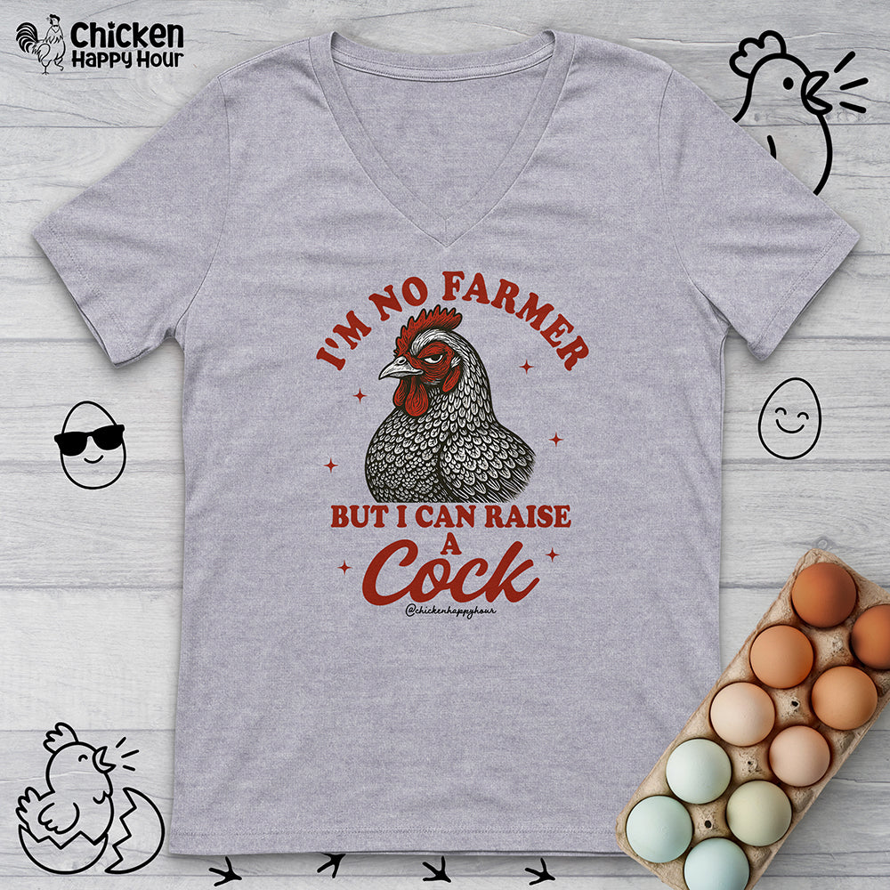 I'm No Farmer V-Neck Tee