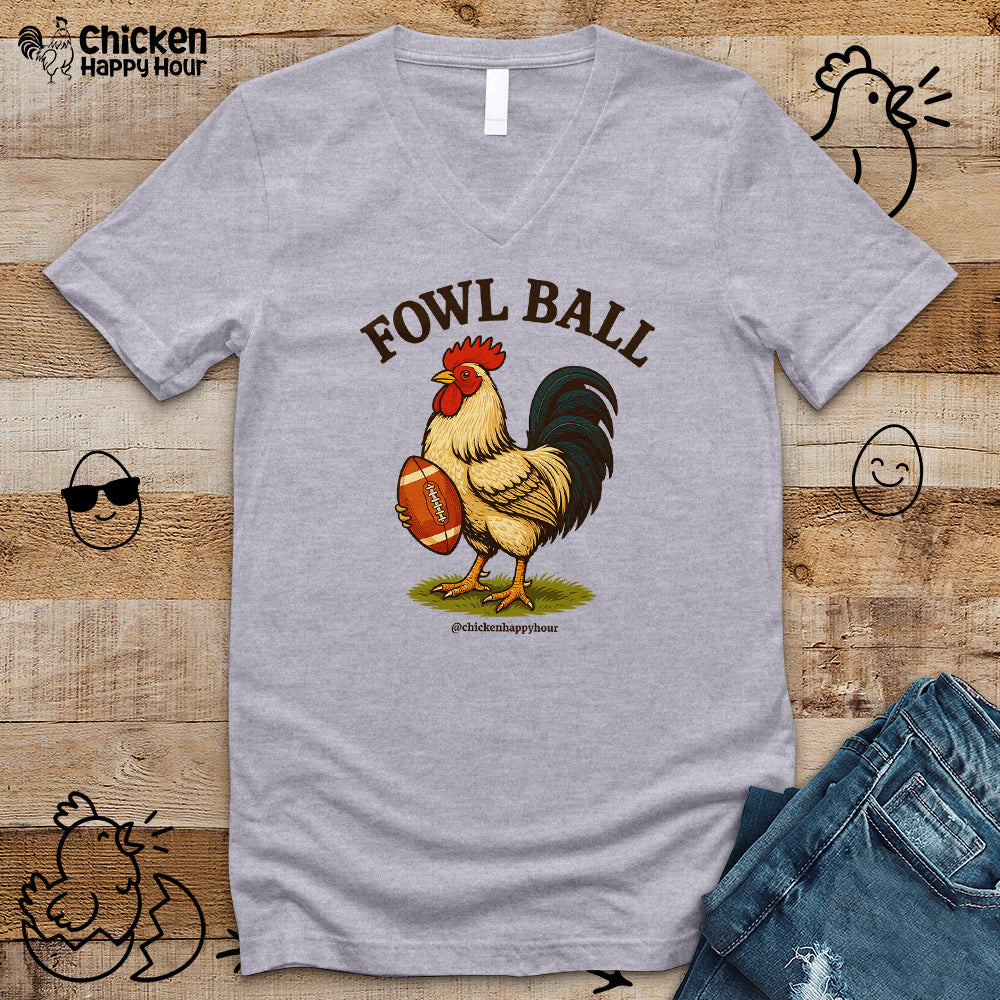Fowl Ball V-Neck Tee