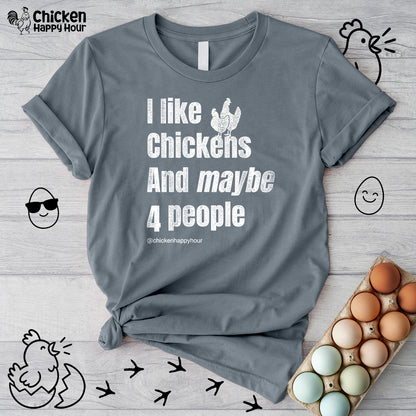 I Like Chickens Unisex Tee