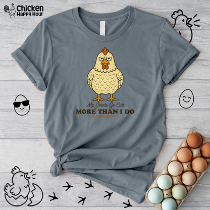 My Joints Go Out More Than I Do Unisex Tee