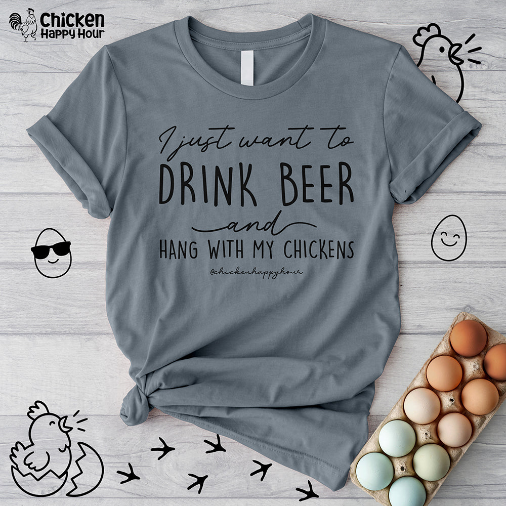 I Just Want to Drink Beer Unisex Tee