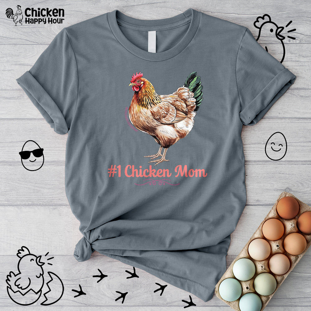 #1 Chicken Mom Unisex Tee