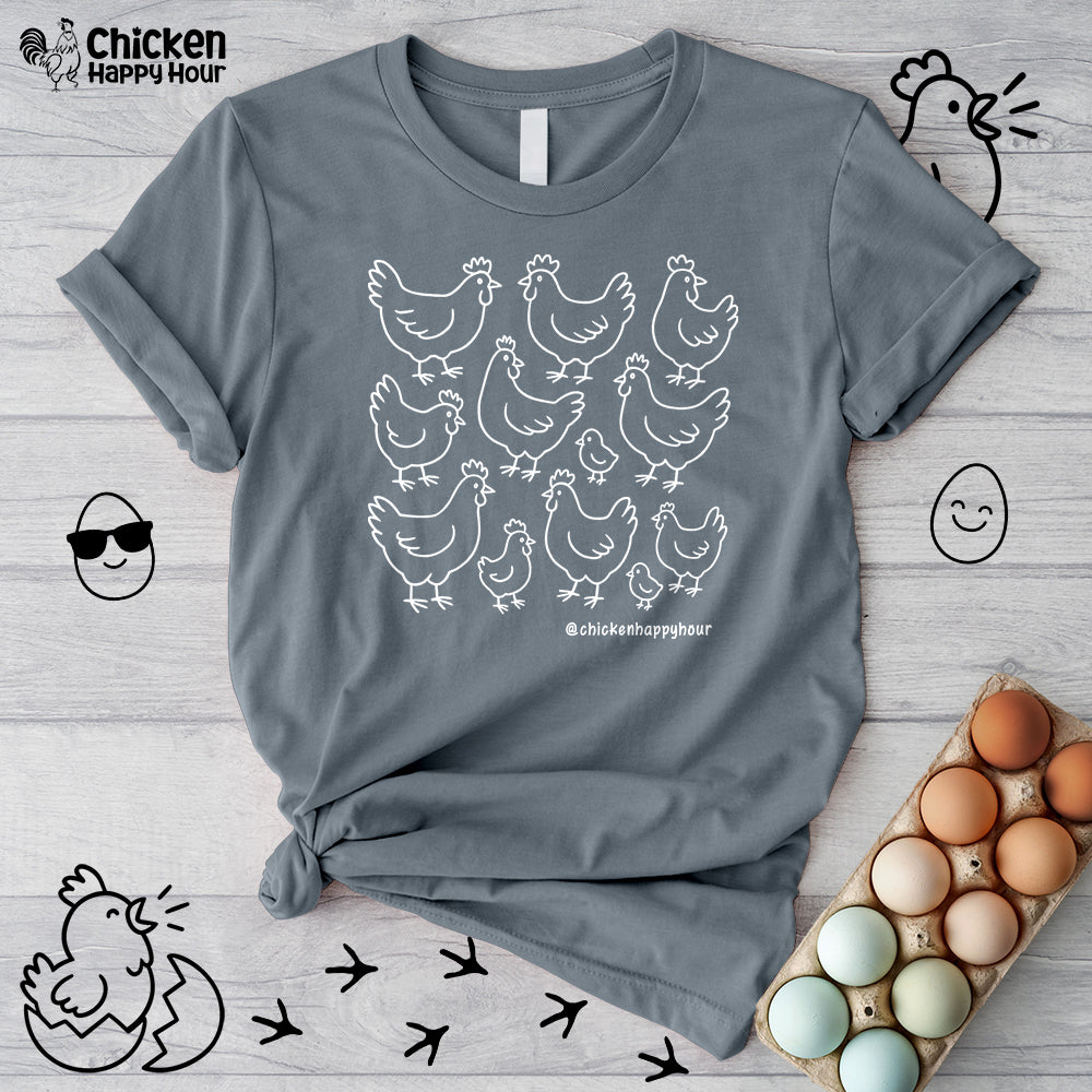 Chickens Unisex Tee
