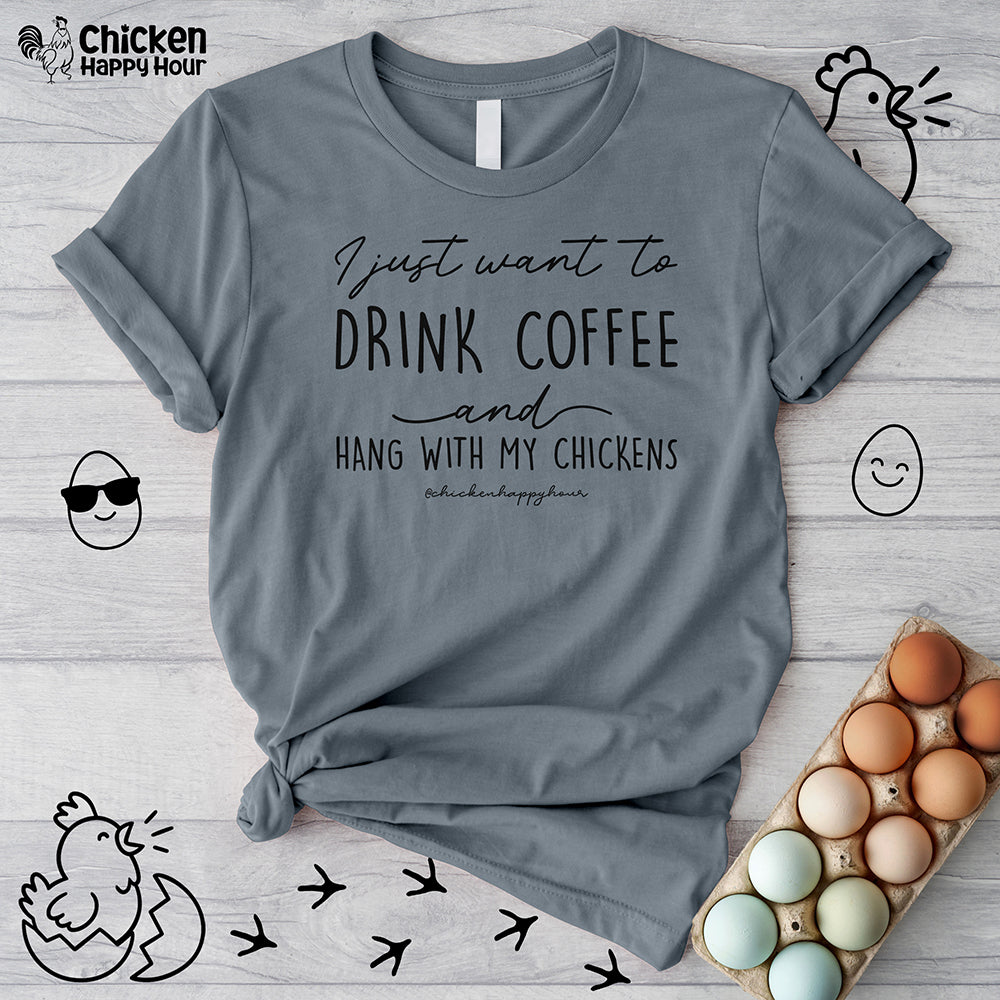 I Just Want to Drink Coffee Unisex Tee