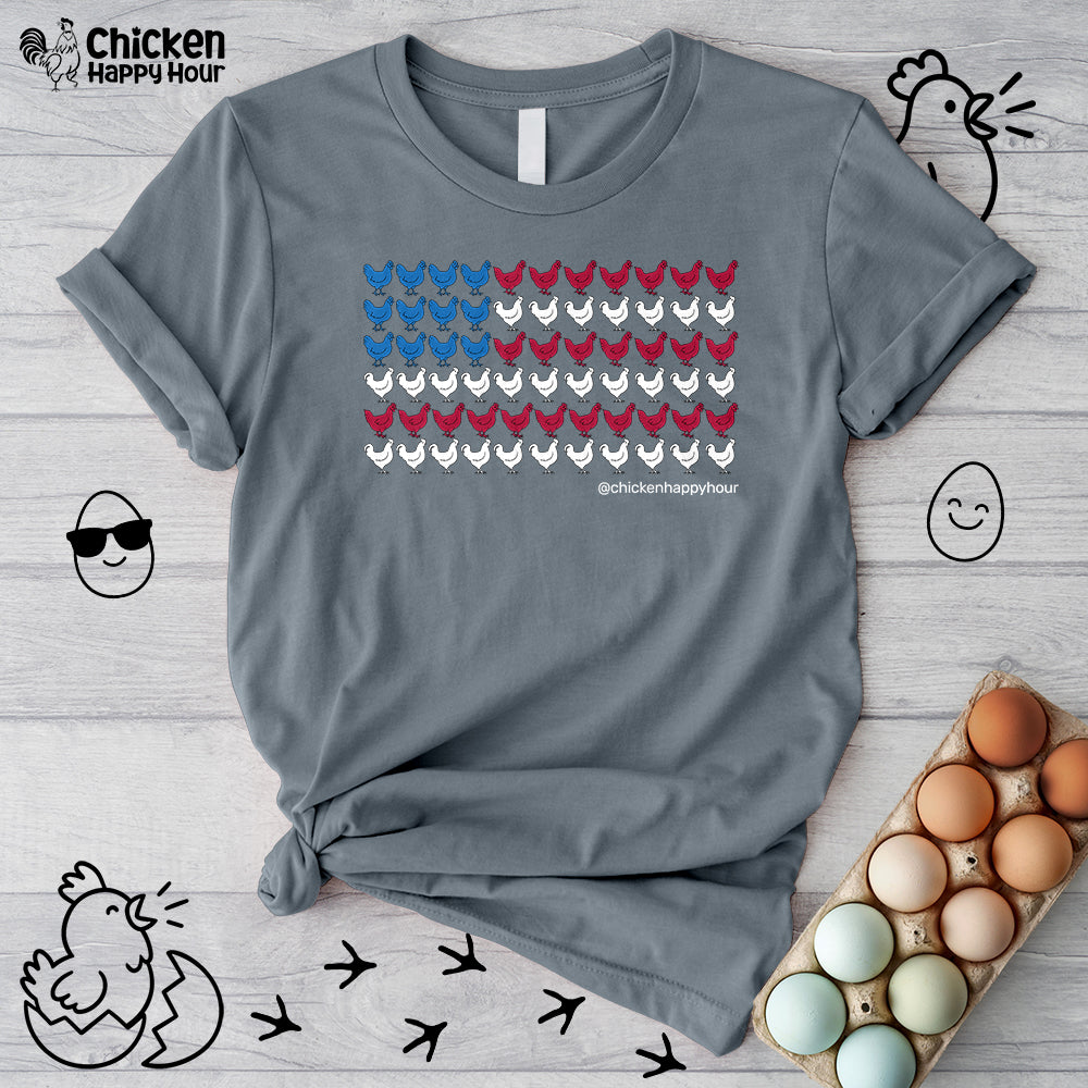 4th of July Chicken Unisex Tee