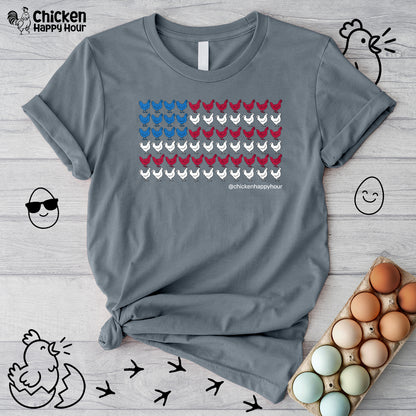 4th of July Chicken Unisex Tee