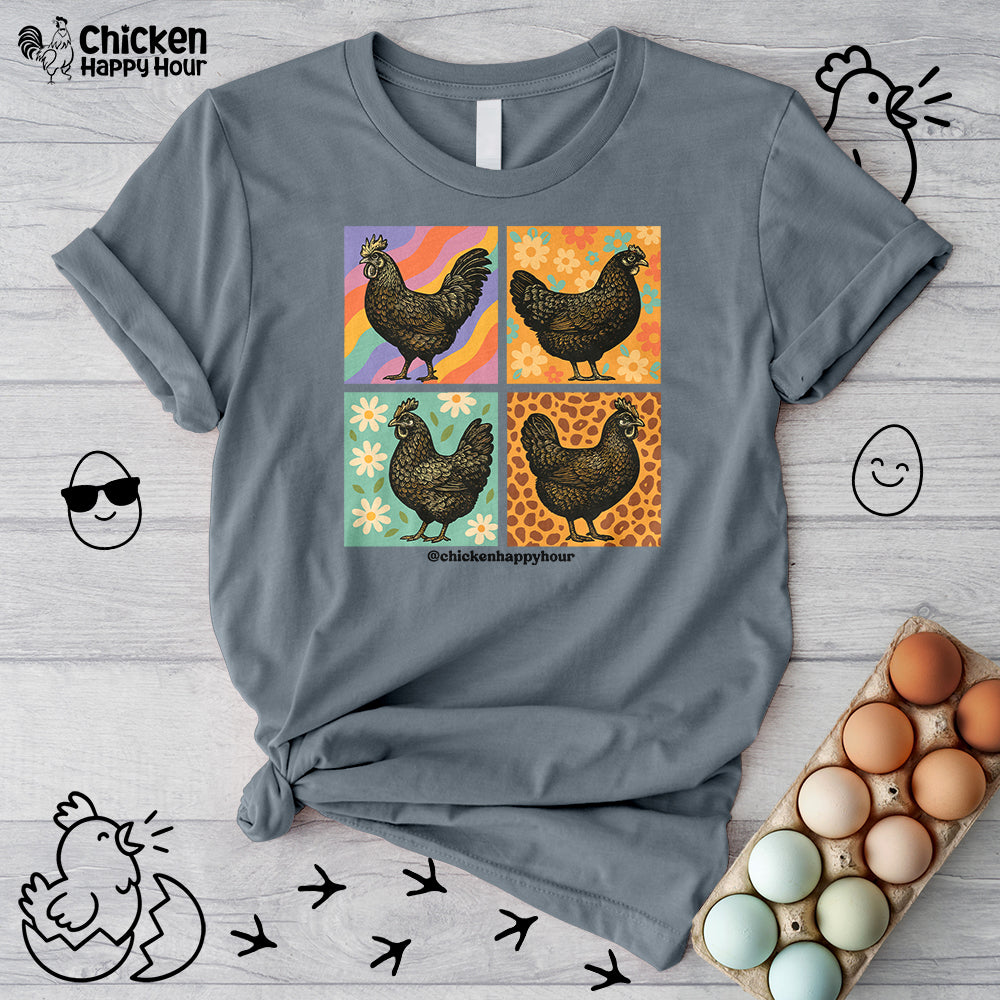 Retro Chicken Unisex Tee