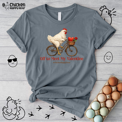 Off to Meet My Valentine Unisex Tee