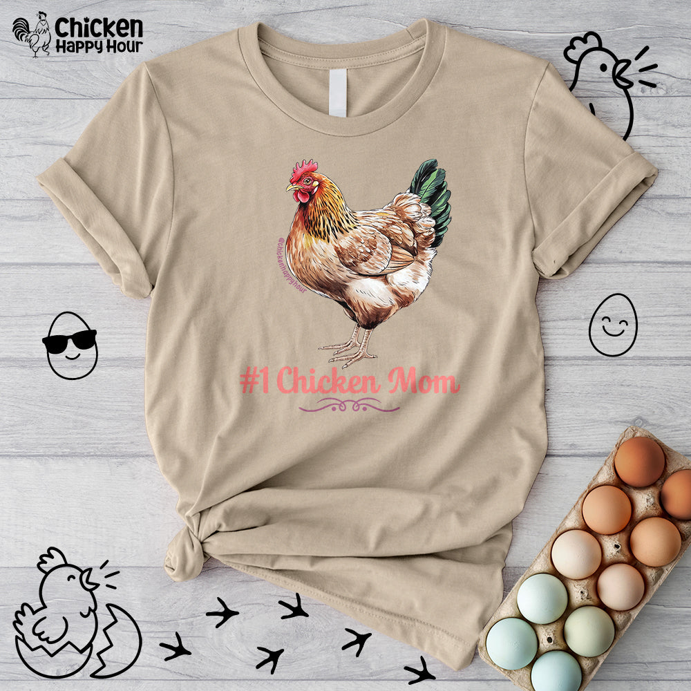 #1 Chicken Mom Unisex Tee