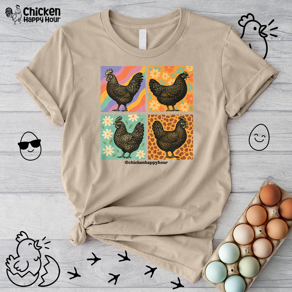 Retro Chicken Unisex Tee