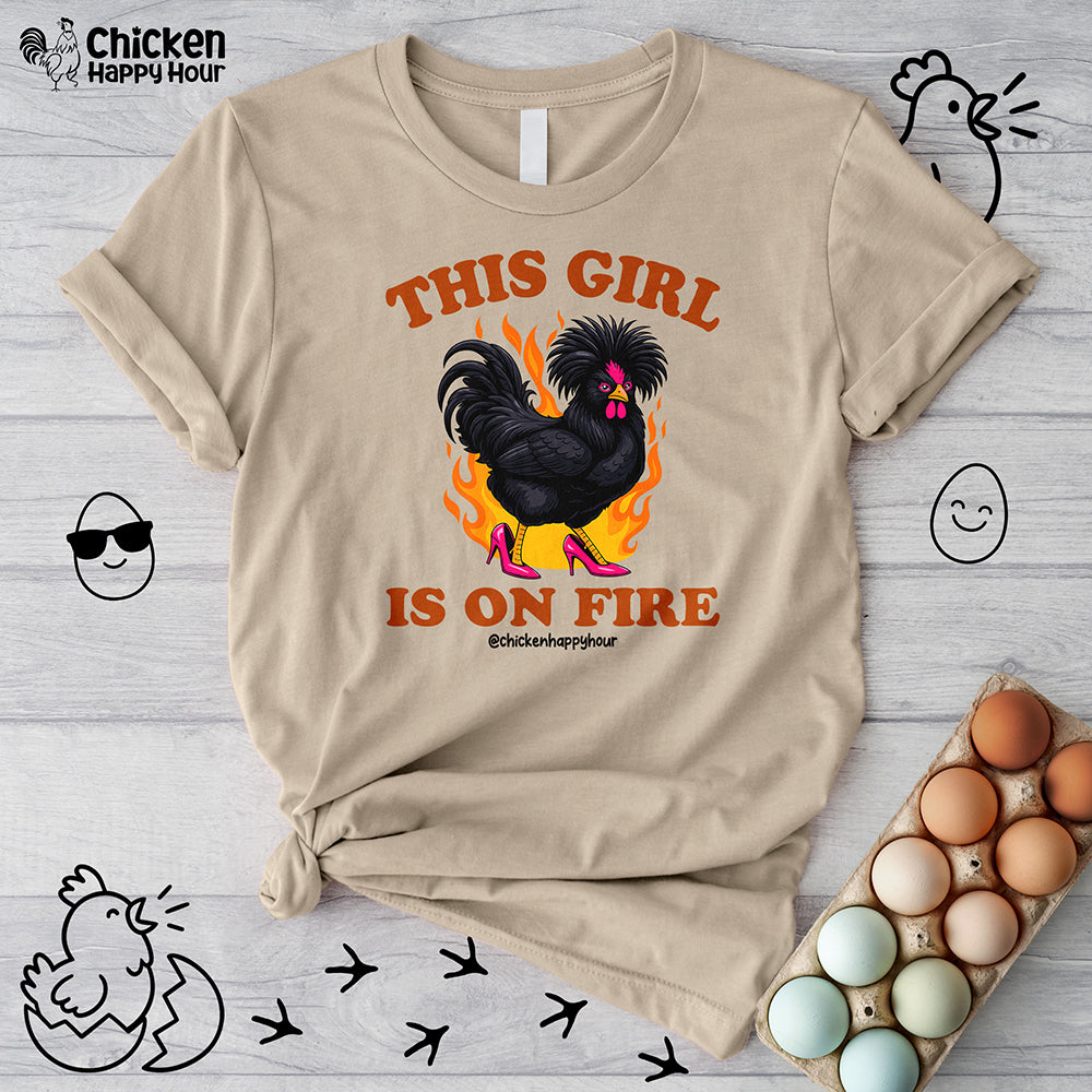 This Girl Is on Fire Unisex Tee
