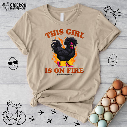 This Girl Is on Fire Unisex Tee
