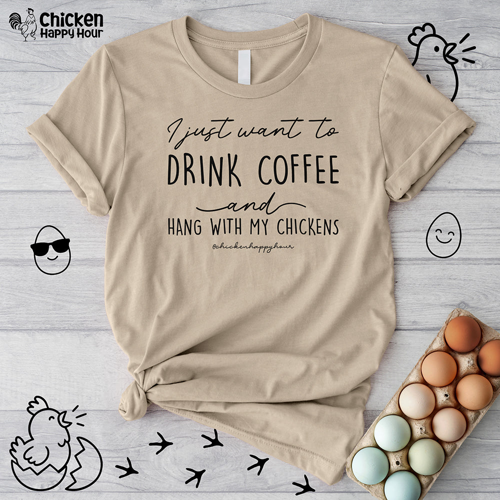 I Just Want to Drink Coffee Unisex Tee