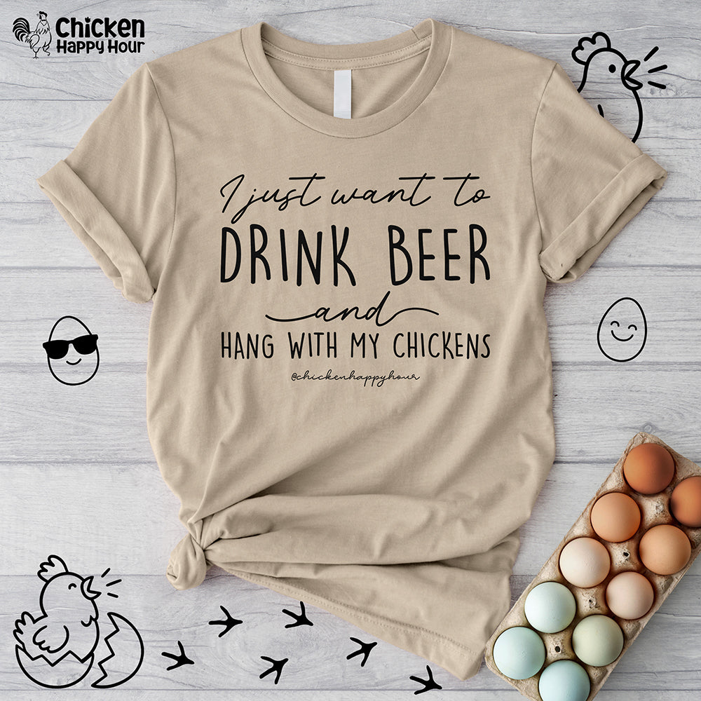 I Just Want to Drink Beer Unisex Tee