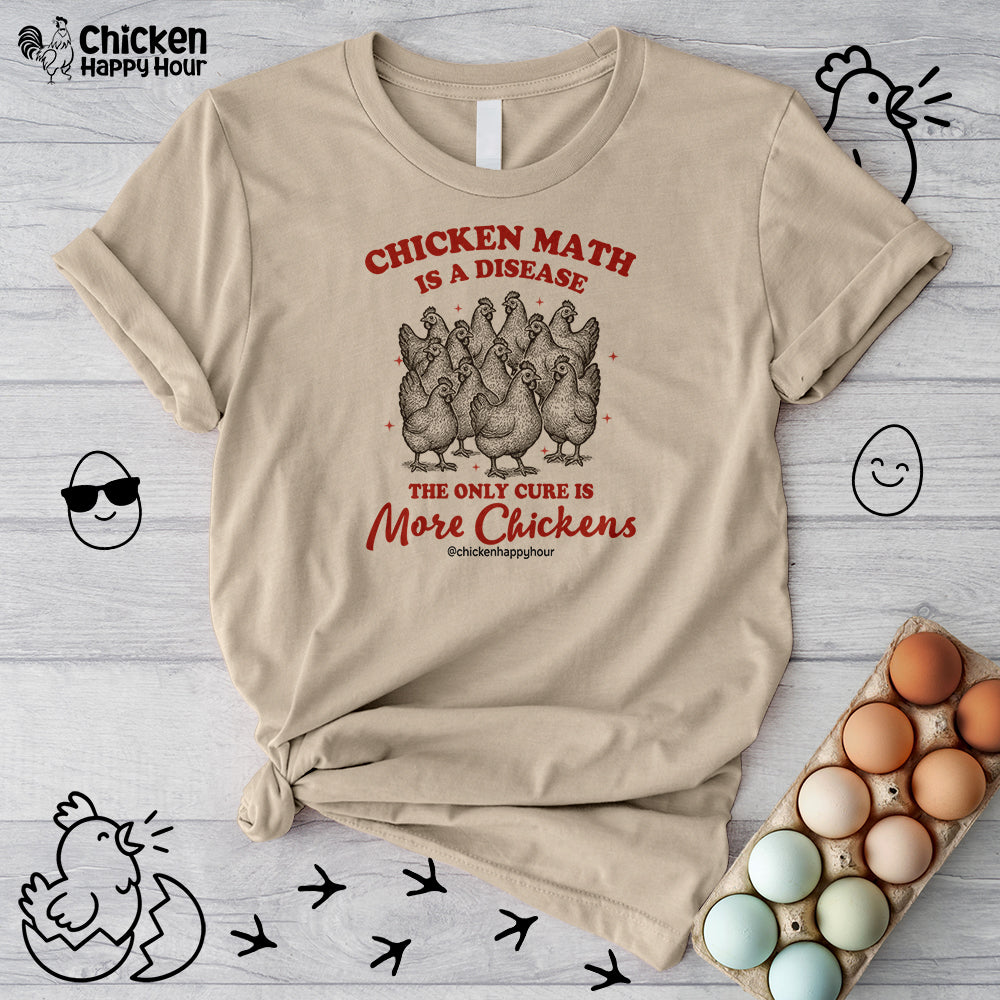 Chicken Math is a Disease Unisex Tee