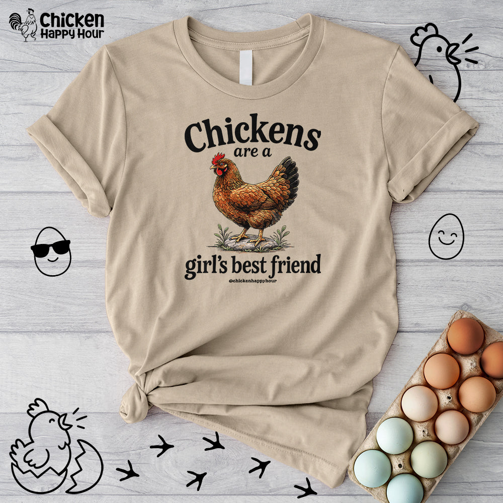 Chickens Are A Girl’s Best Friend Unisex Tee