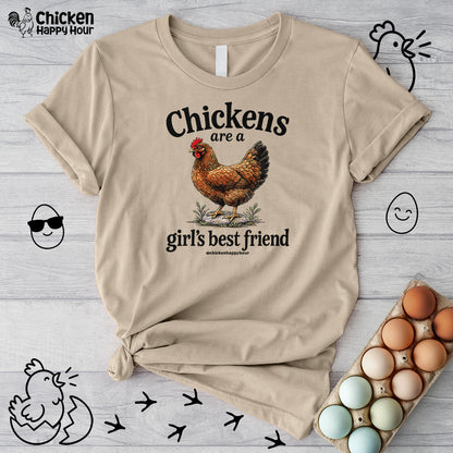 Chickens Are A Girl’s Best Friend Unisex Tee
