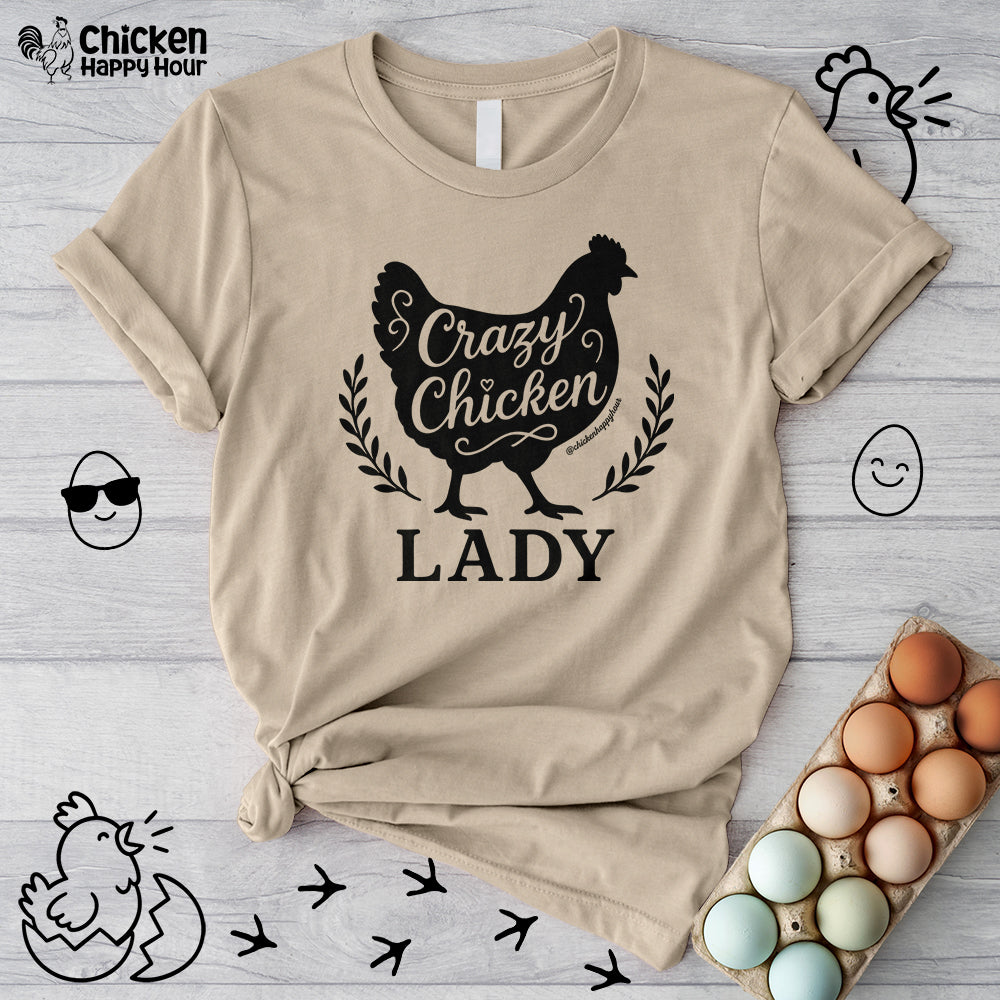 Crazy Chicken Lady Unisex Tee