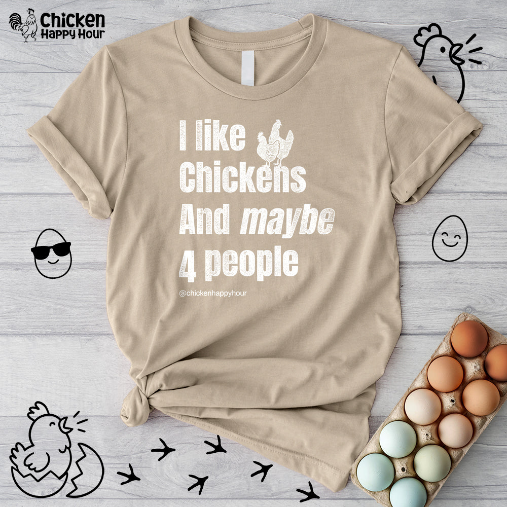 I Like Chickens Unisex Tee