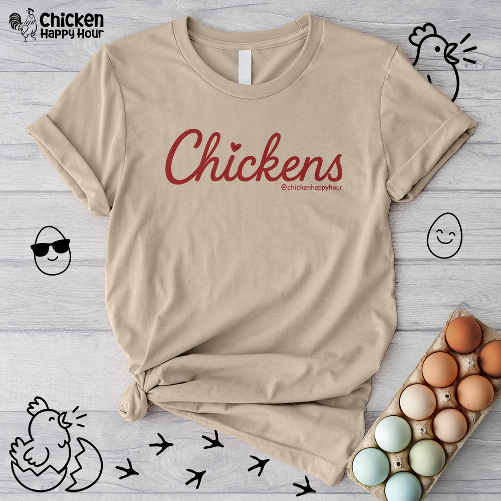 Love Chickens Unisex Tee