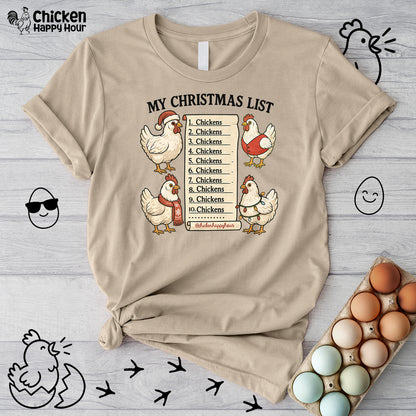 Christmas List Unisex Tee