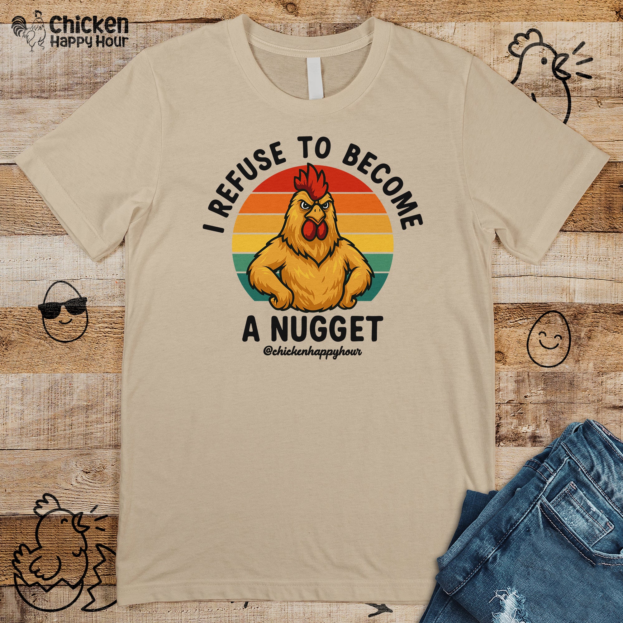 I Refuse To Become A Nugget Unisex Tee