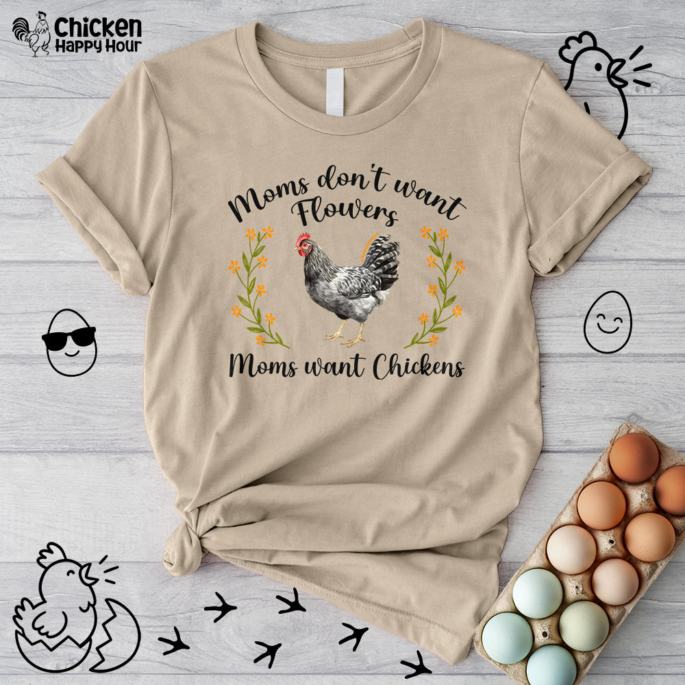Moms Want Chickens Unisex Tee
