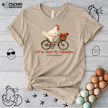 Off to Meet My Valentine Unisex Tee