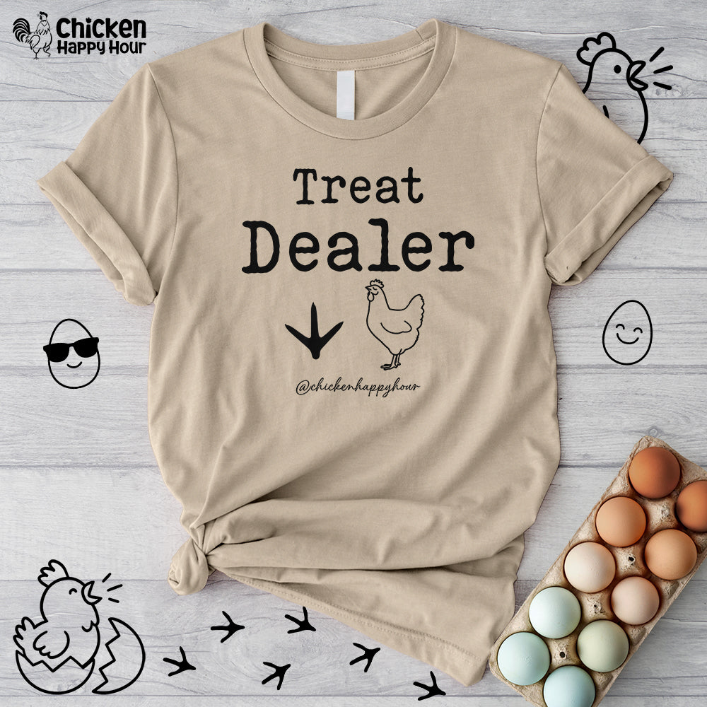 Treat Dealer with Chicken Unisex Tee