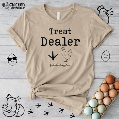 Treat Dealer with Chicken Unisex Tee