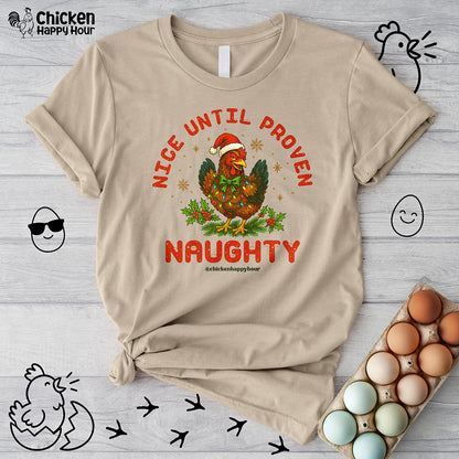 Nice Until Proven Naughty Unisex Tee