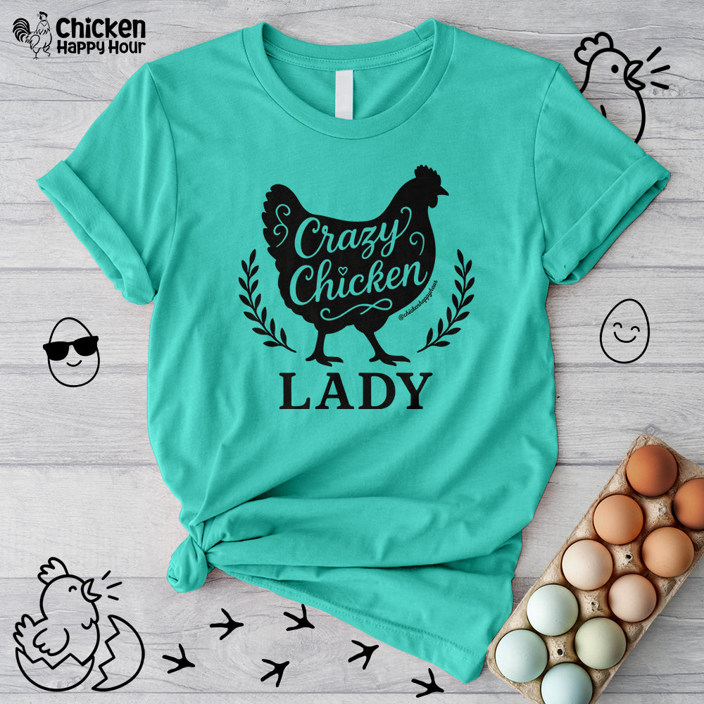 Crazy Chicken Lady Unisex Tee