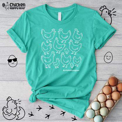 Chickens Unisex Tee