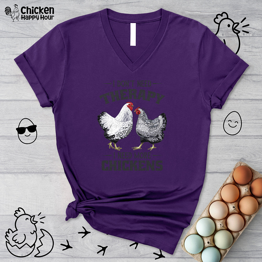 I Don't Need Therapy V-Neck Tee