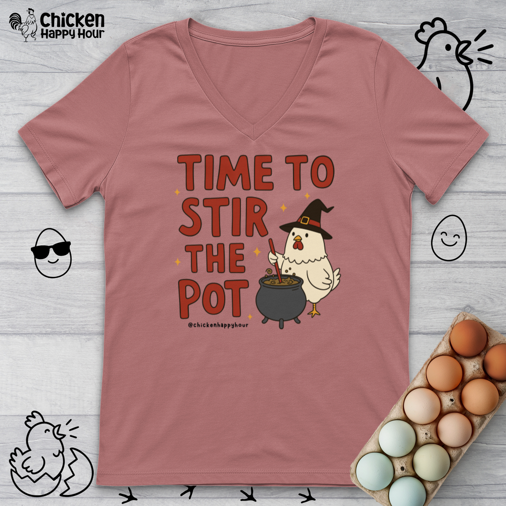 Time To Stir the Pot V-Neck Tee