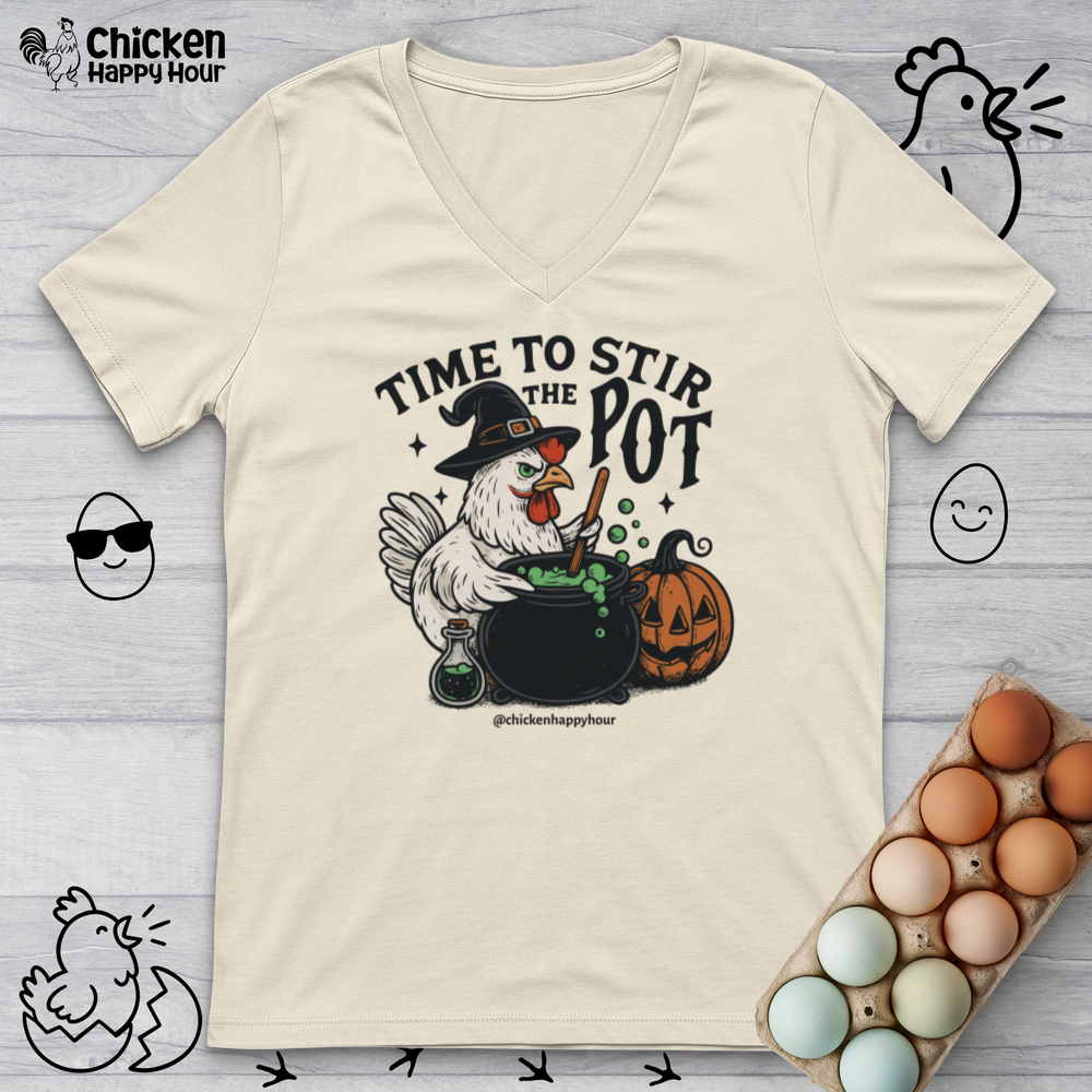 Time to Stir the Pot V-Neck Tee