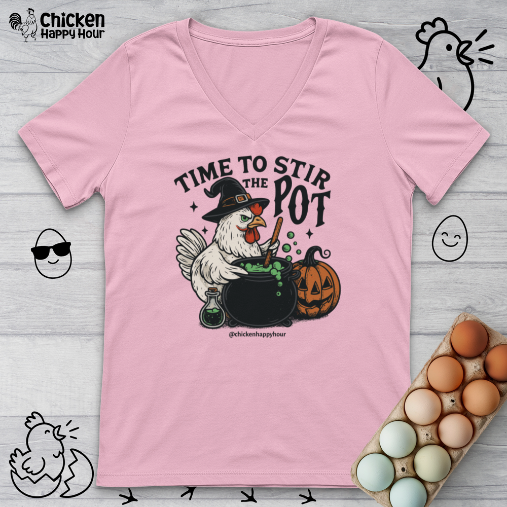 Time to Stir the Pot V-Neck Tee