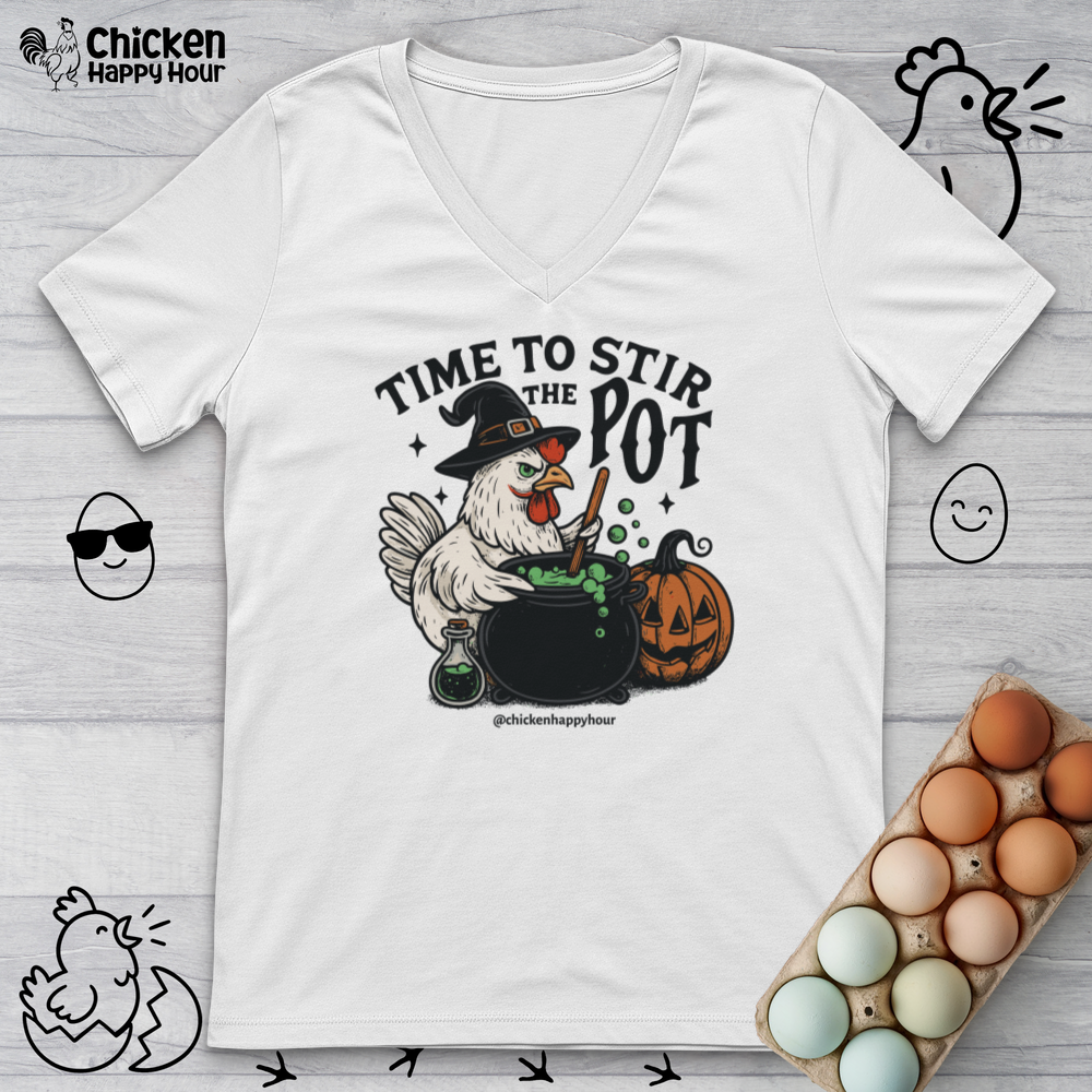 Time to Stir the Pot V-Neck Tee