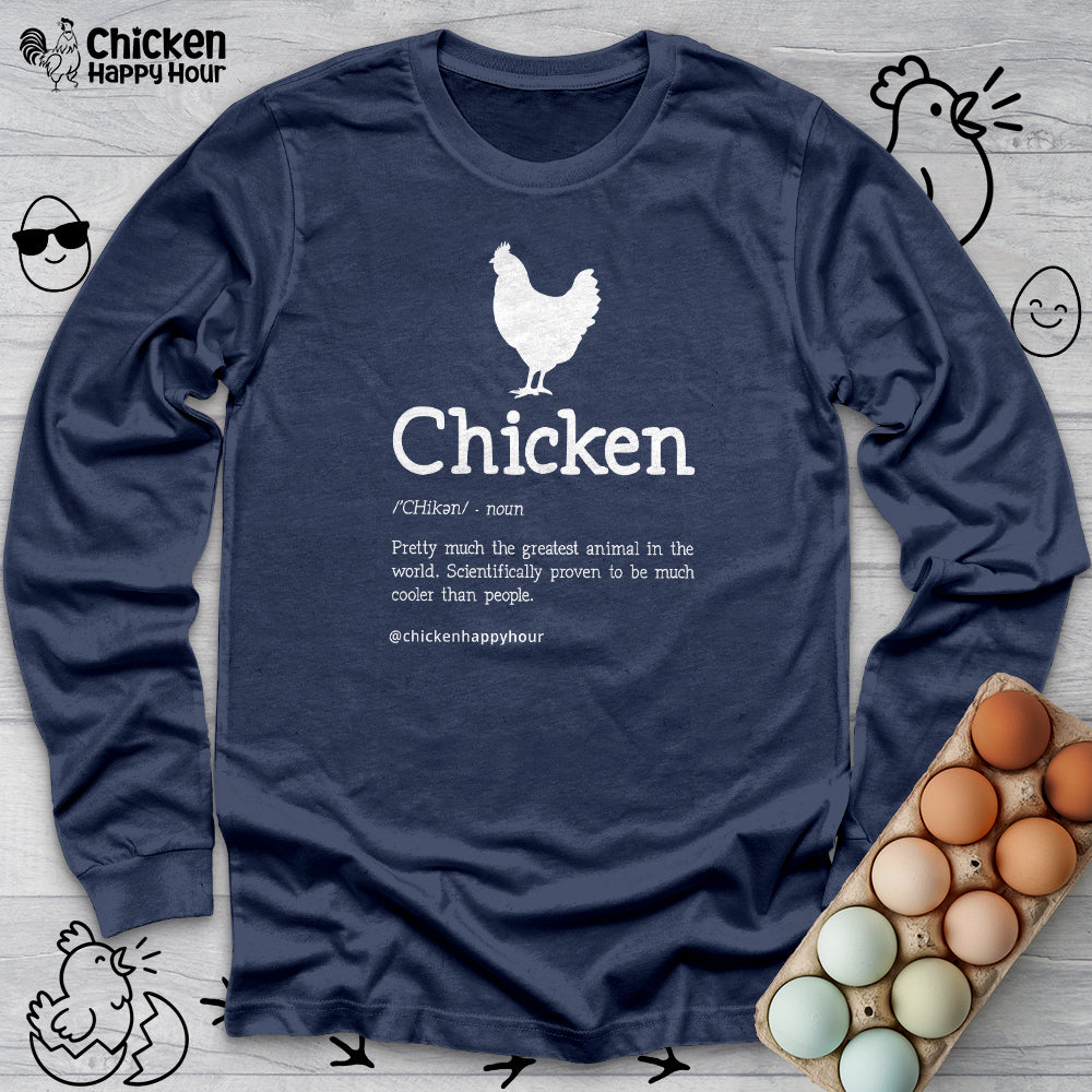 Chicken Definition Long Sleeve