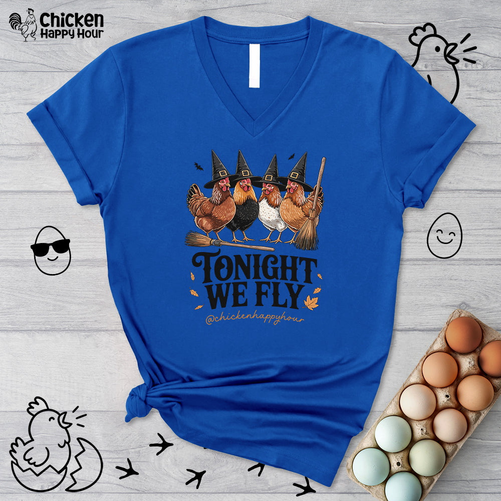 Tonight We Fly V-Neck Tee
