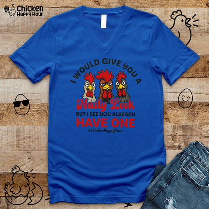 I Would Give You A Nasty Look V-Neck Tee