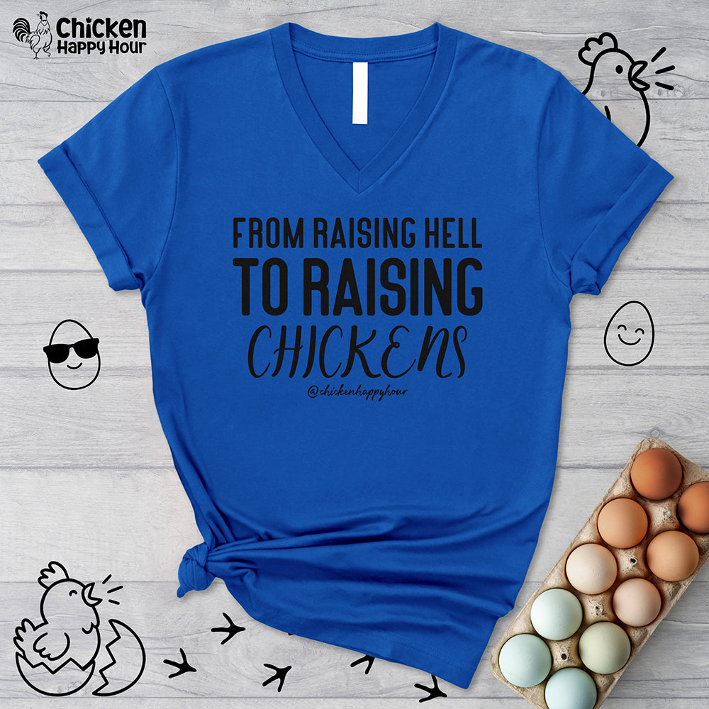 Raising Hell V-Neck Tee