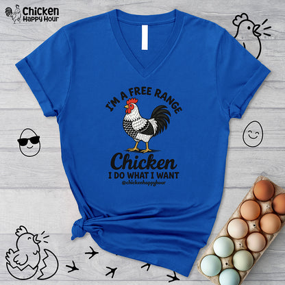 I'm A Free Range V-Neck Tee