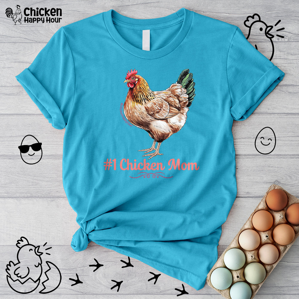 #1 Chicken Mom Unisex Tee