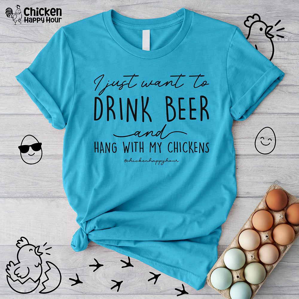 I Just Want to Drink Beer Unisex Tee